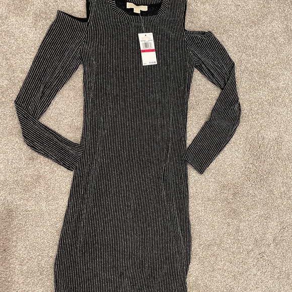 Michale Kors Sparkles all over cold shoulder dress - Picture 3 of 3